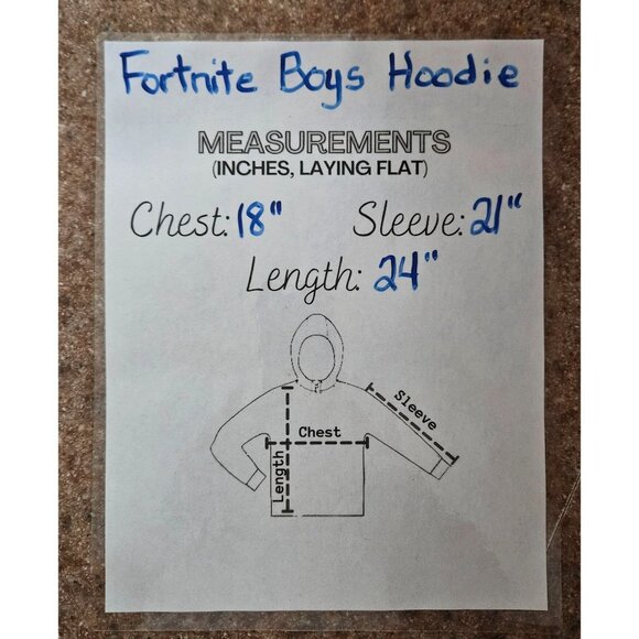 FortNite Beef Boss Boys Hoodie Jacket Large Mesh Eyes Masked Full Zip Co… - Picture 12 of 12